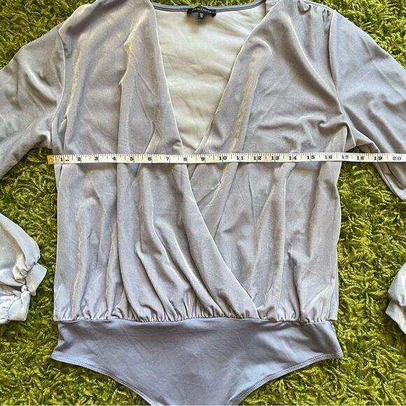 NWOT DYNAMITE BODYSUIT VELOUR LILAC - Picture 10 of 15